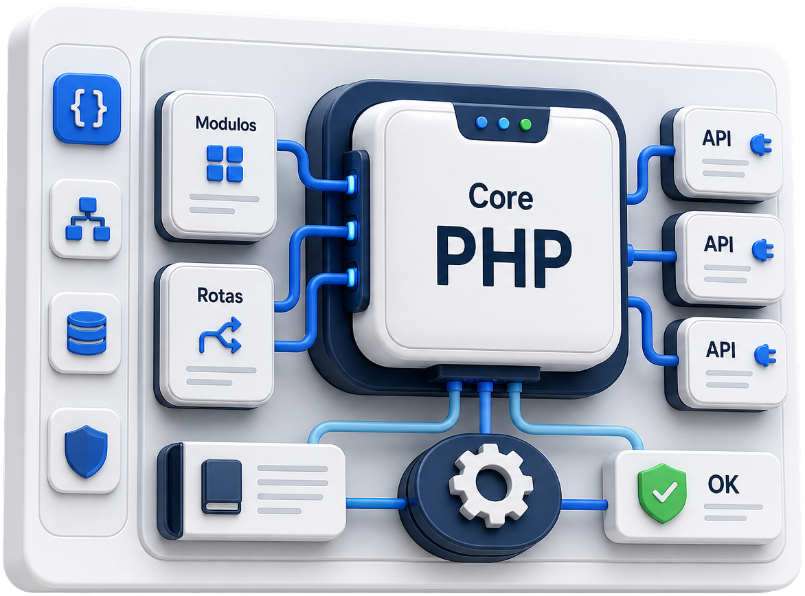 Núcleo próprio em PHP