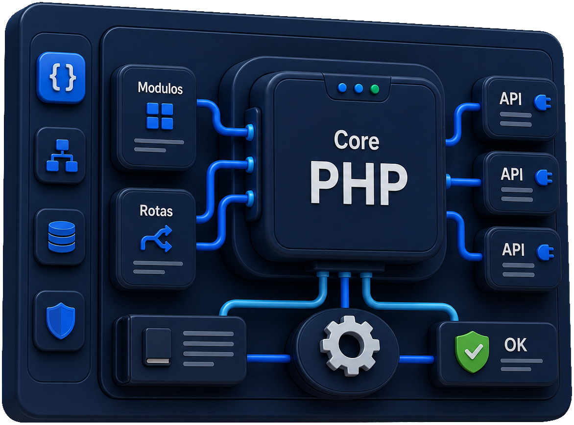 Núcleo próprio em PHP