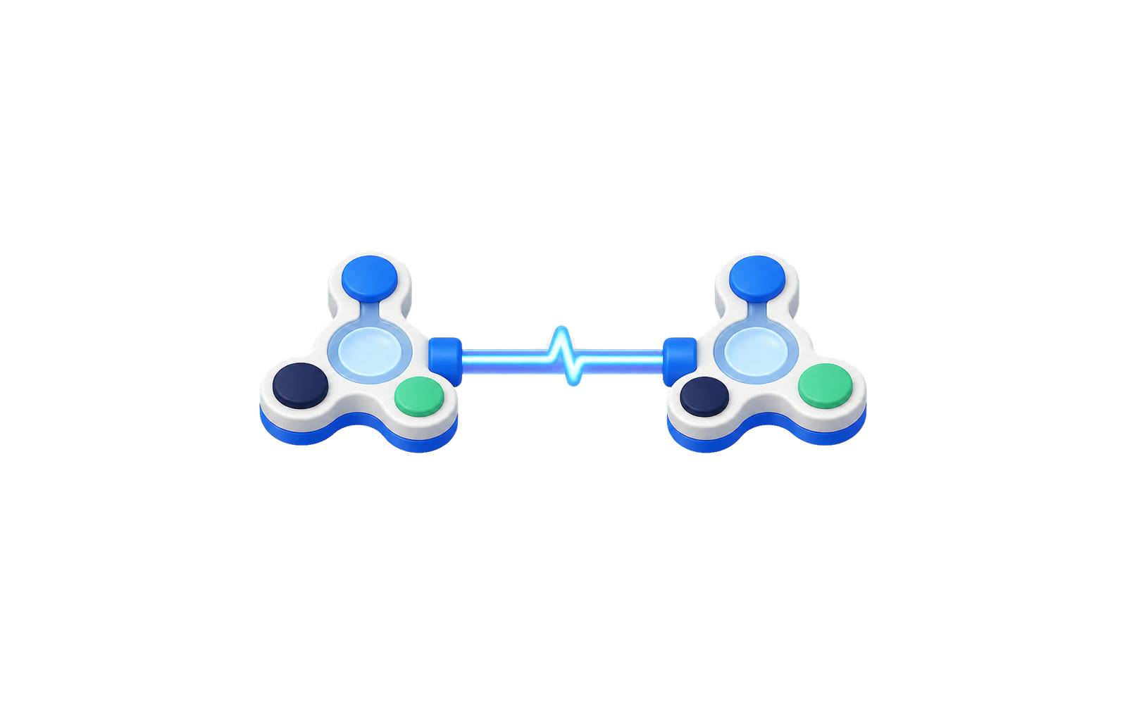 Você aponta os webhooks