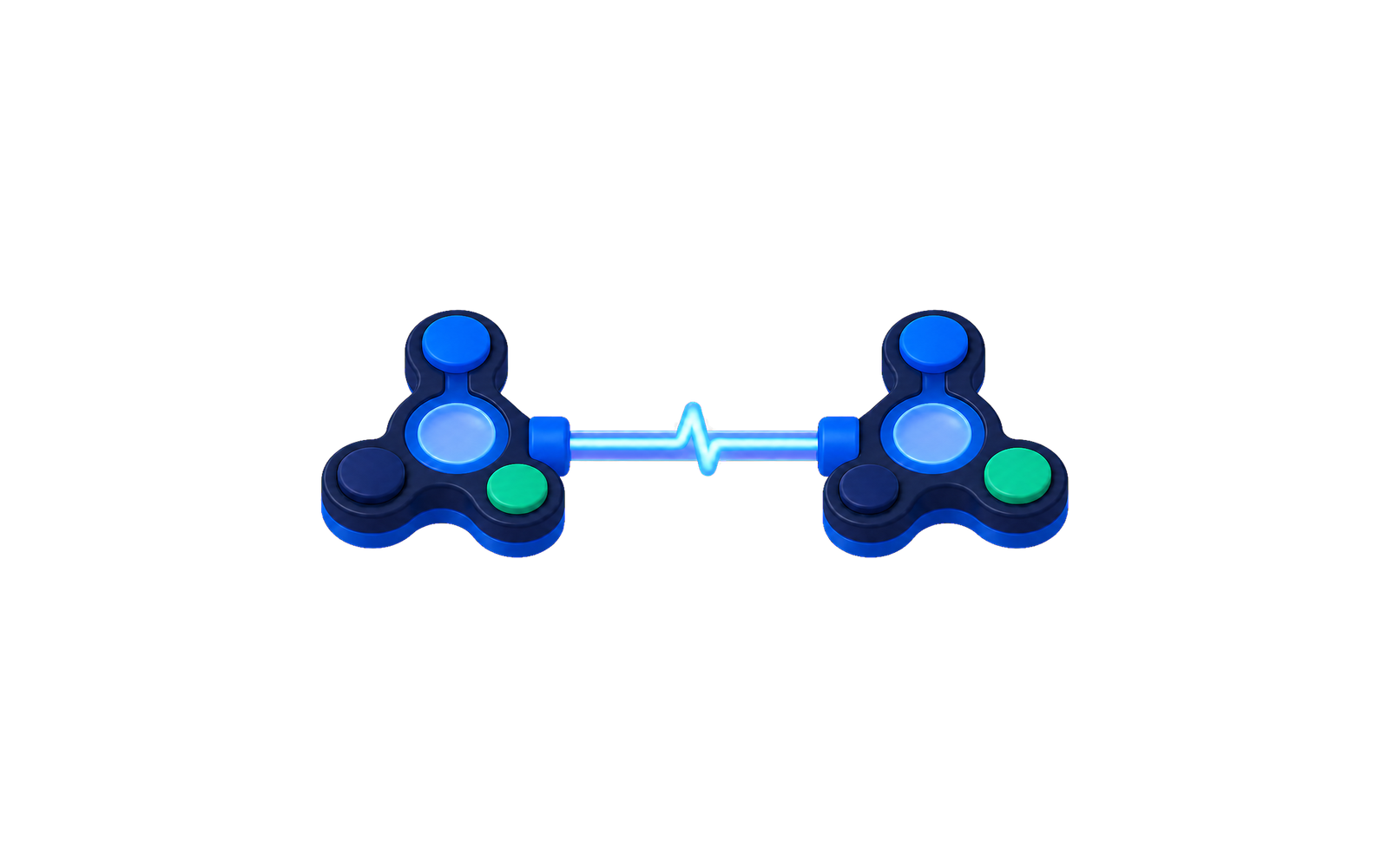 Você aponta os webhooks