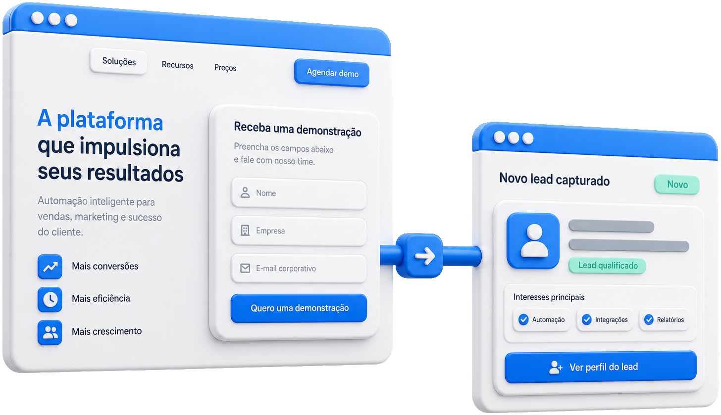 Criação de sites & landing pages