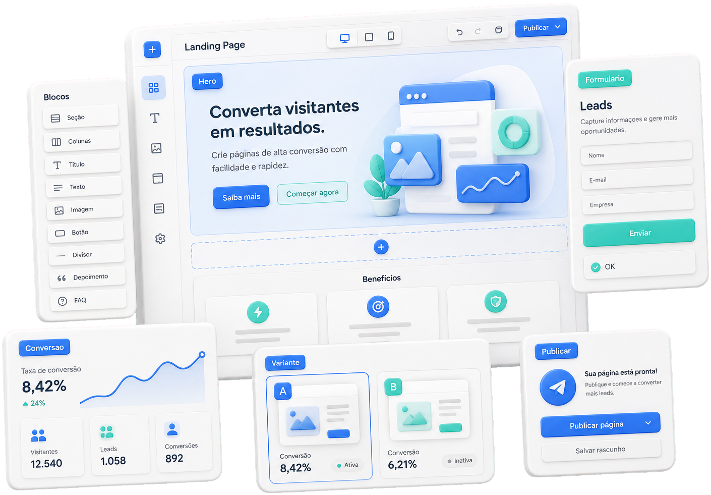 Landing pages