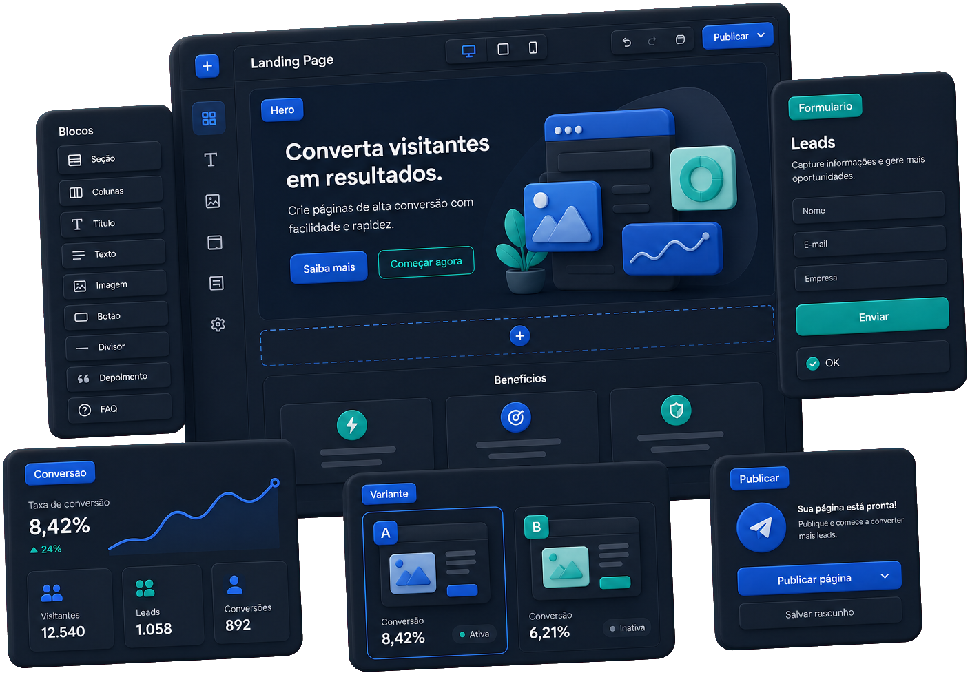 Landing pages