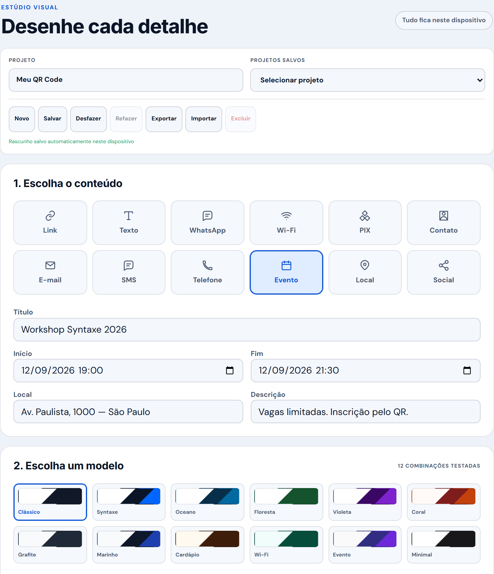 Doze conteúdos e controle visual para projetos que pedem acabamento