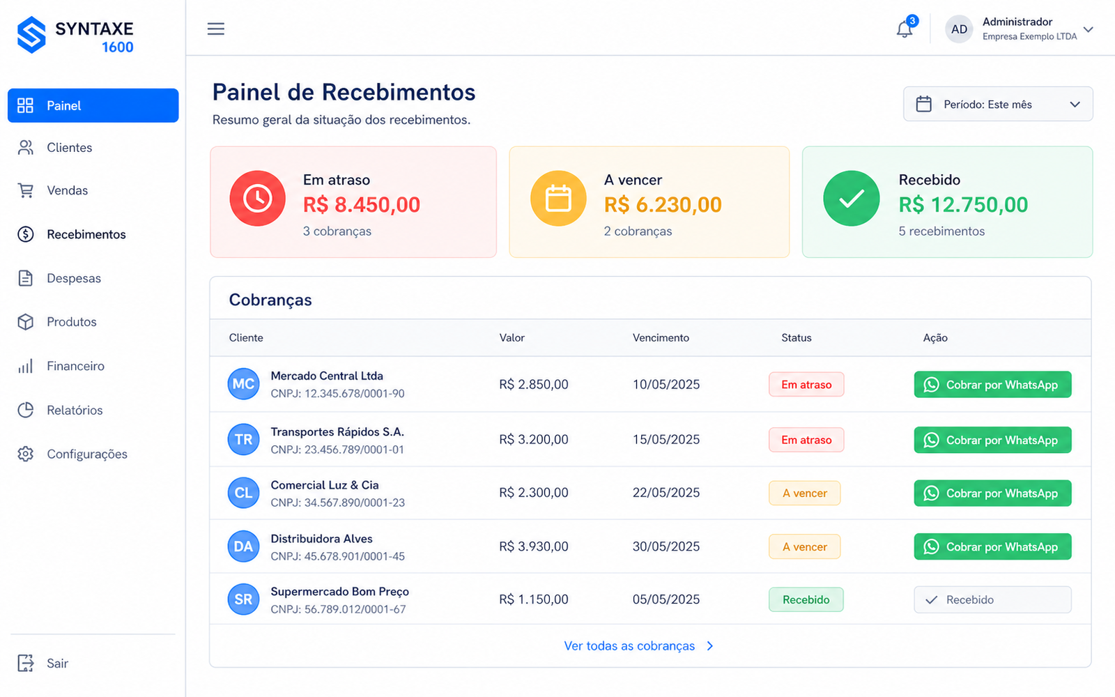 Inadimplente perseguido no automático