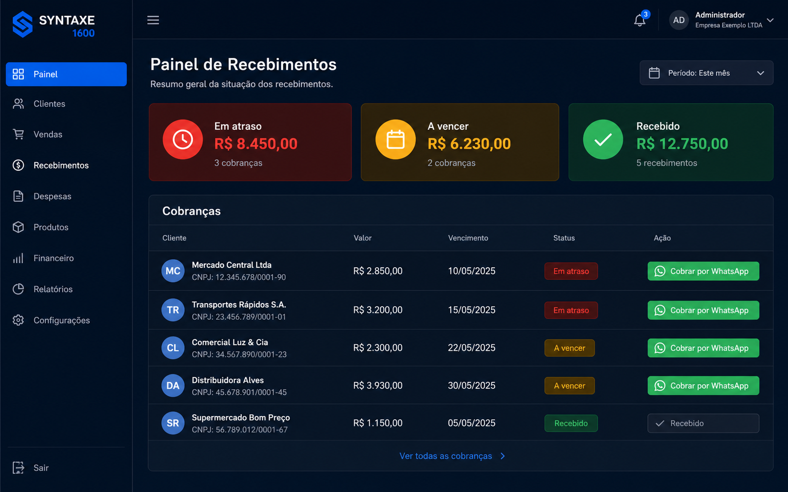 Inadimplente perseguido no automático
