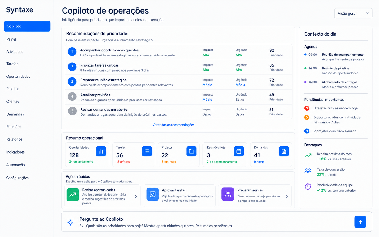Quando entrega pro humano, entrega pronto