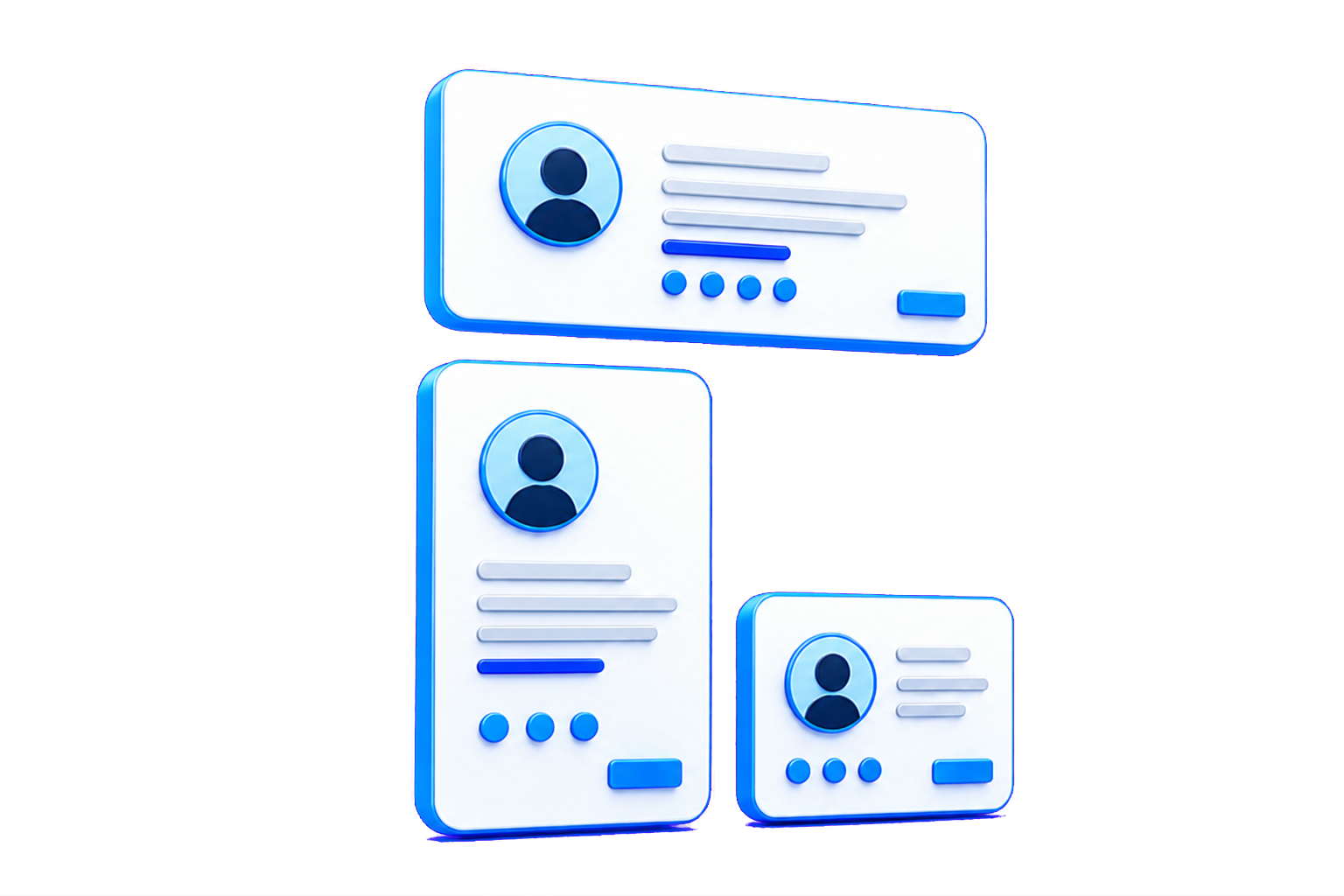 Três modelos que respondem ao conteúdo